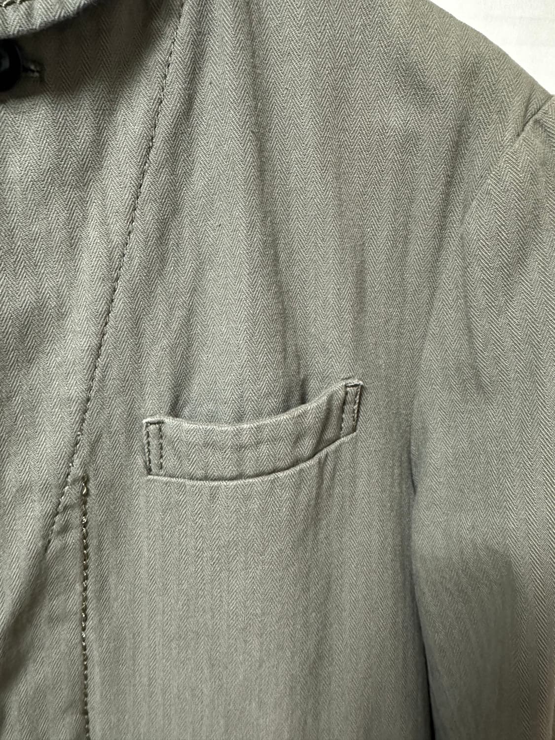 사카이 15aw 헤링본 체스터 코트 상품이미지6