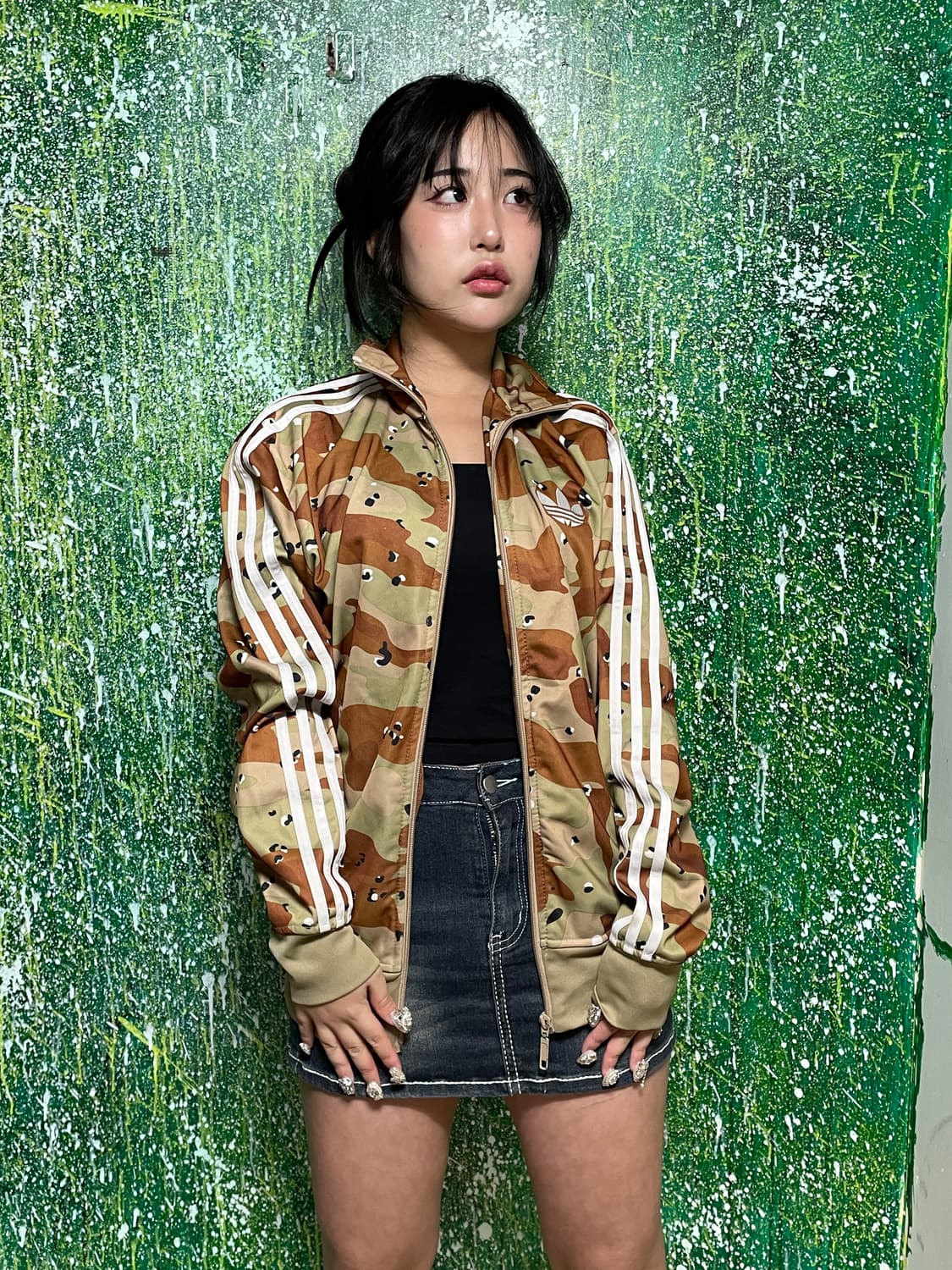 아디다스 파이어버드 카모 밀리터리 져지 M. 상품이미지1