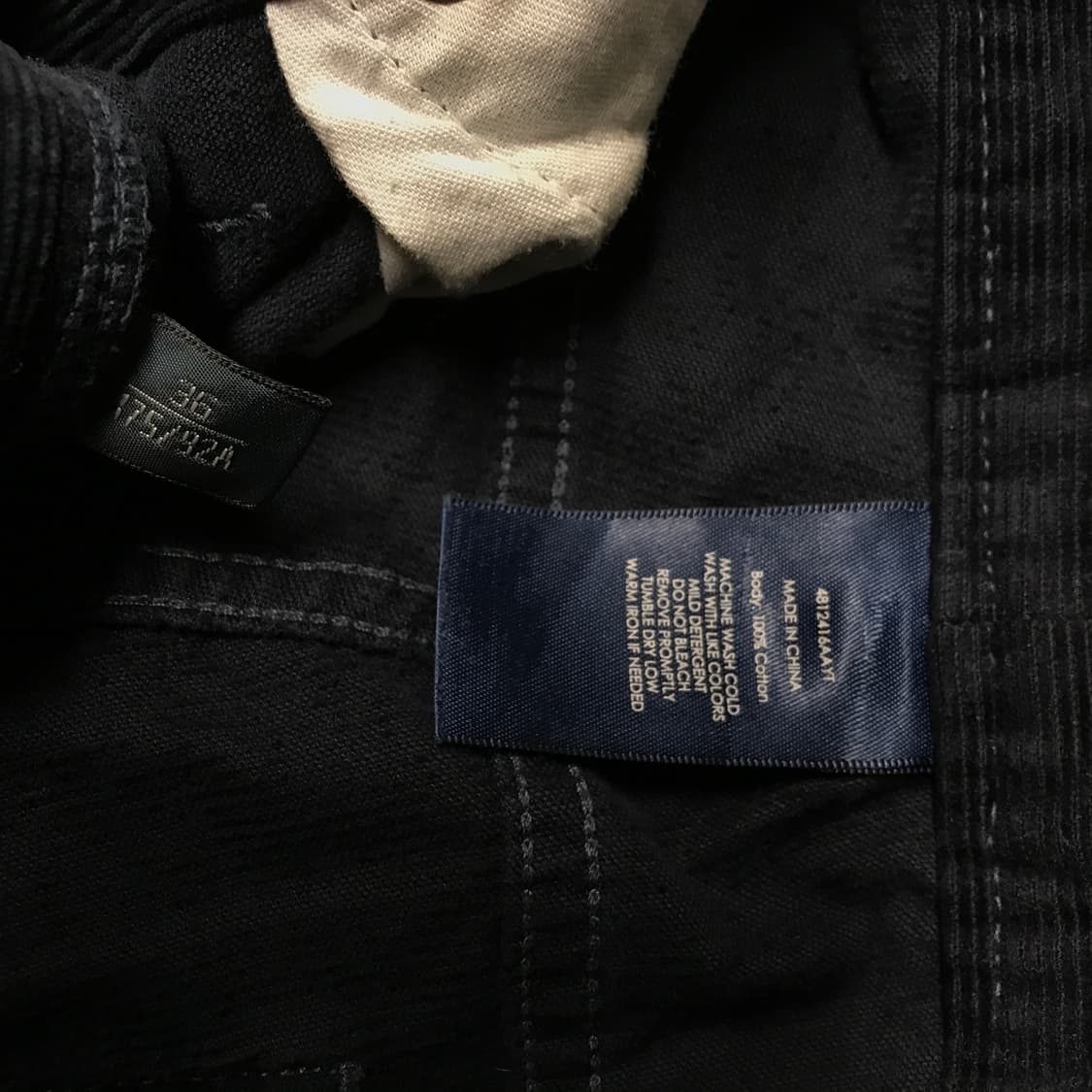 폴로 랄프로렌 코듀로이 팬츠 네이비 36 상품이미지6