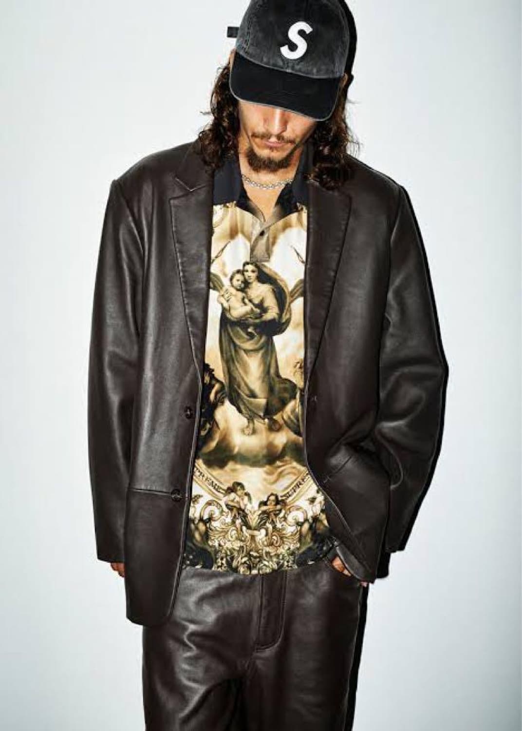 Supreme leather blazer brown 상품이미지1