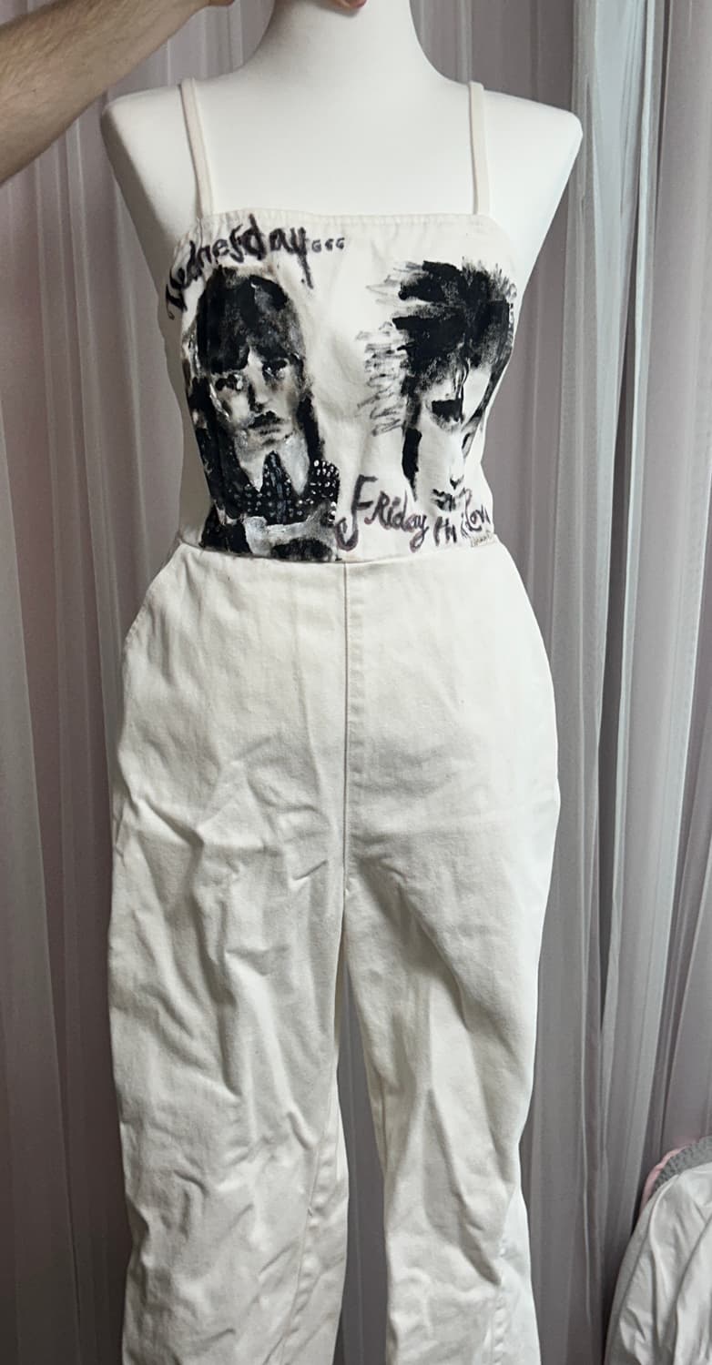Artist’s painting white overall 페인팅 오버롤 상품이미지5