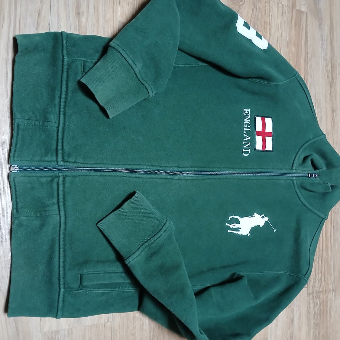 polo 폴로 랄프로렌 빅포니 잉글랜드 스웻자켓 집업 빈티지 상품이미지7