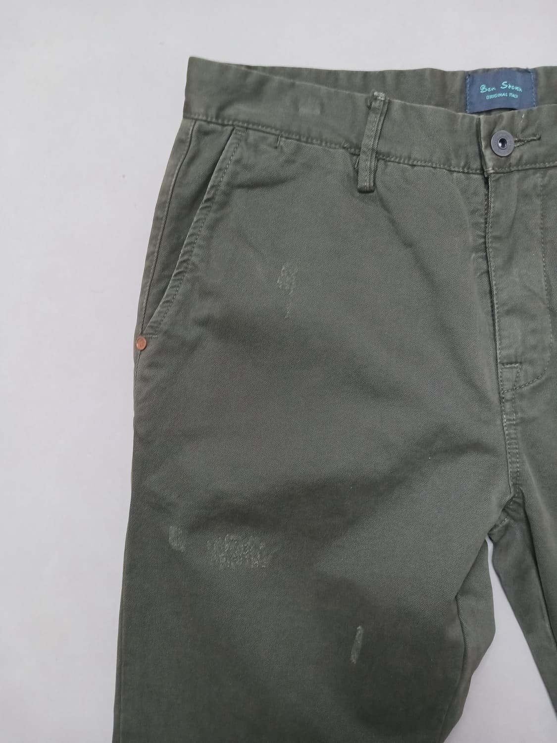 새상품 [32] 벤 스티븐 빈티지 데미지 치노 팬츠 상품이미지2