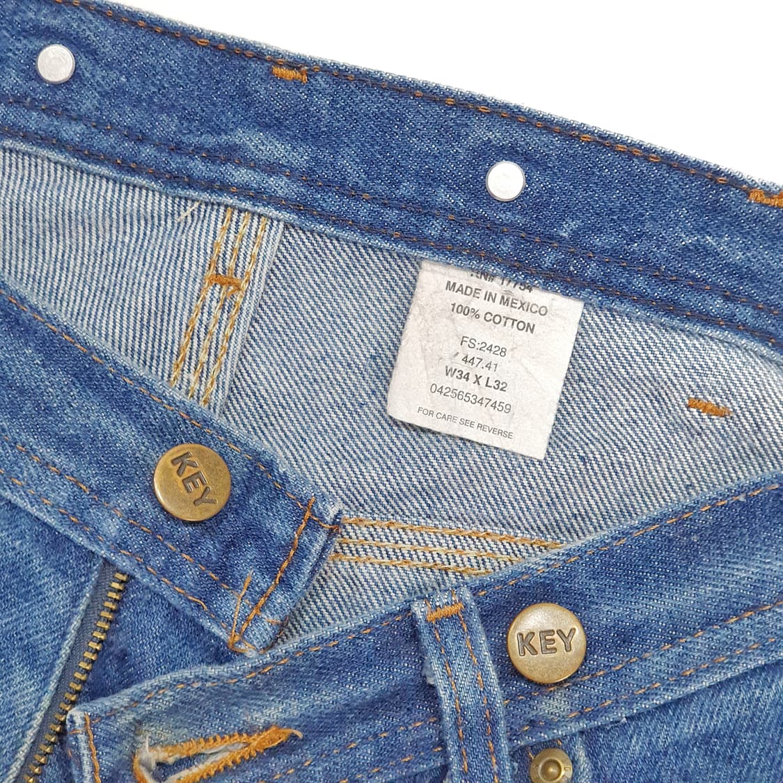 key 더블니 데님 90s 굿 페이딩 34 (33~34) 상품이미지9