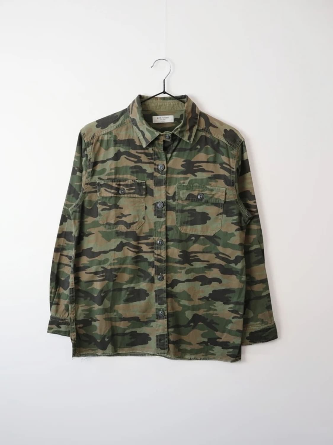 Back Number Camo Military Shirt 상품이미지3
