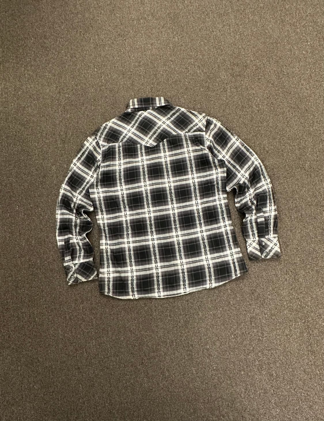L)Sorridere 빈티지 웨스턴 체크 셔츠 상품이미지5