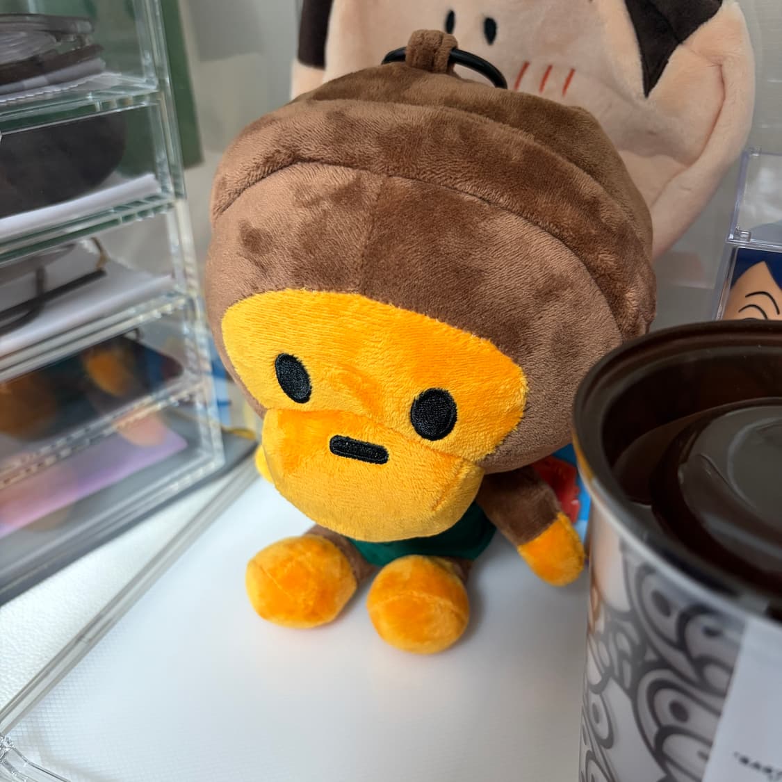 스타벅스 x 베이프 베이비 마일로 폴더블 백 키링 상품이미지1