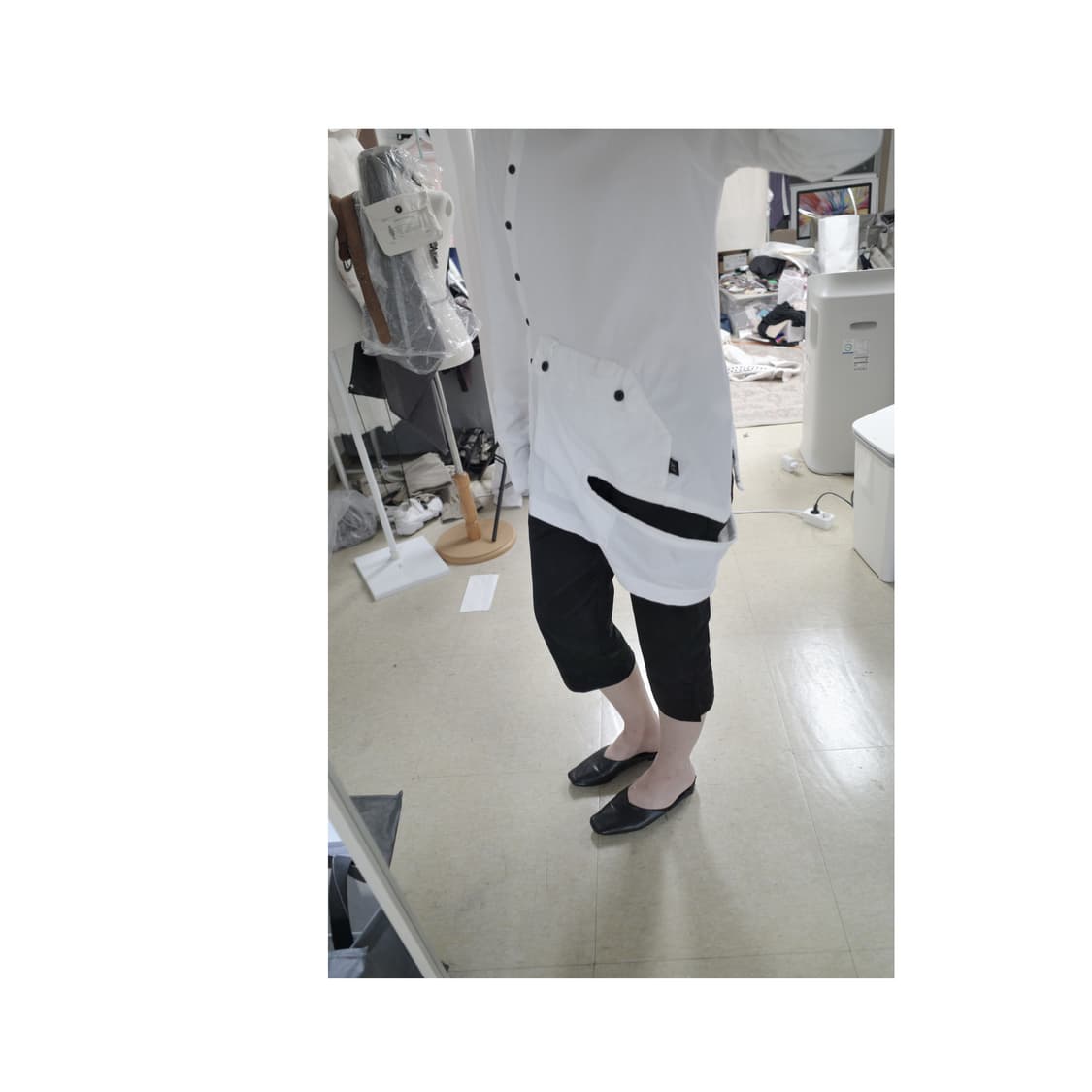 Y's side cut-out top 상품이미지4