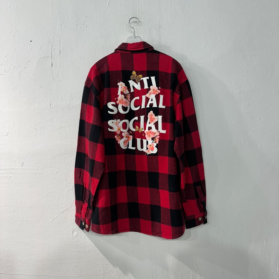 안티소셜소셜클럽 플란넬 셔츠 L 상품이미지1