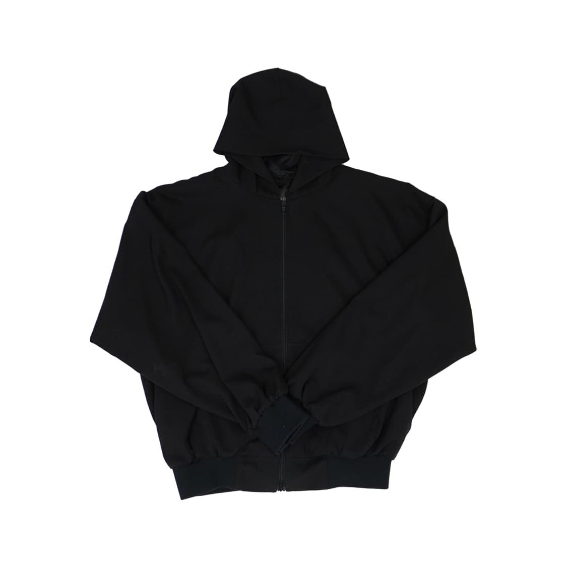 발렌시아가 집업 후드 블랙 상품이미지3