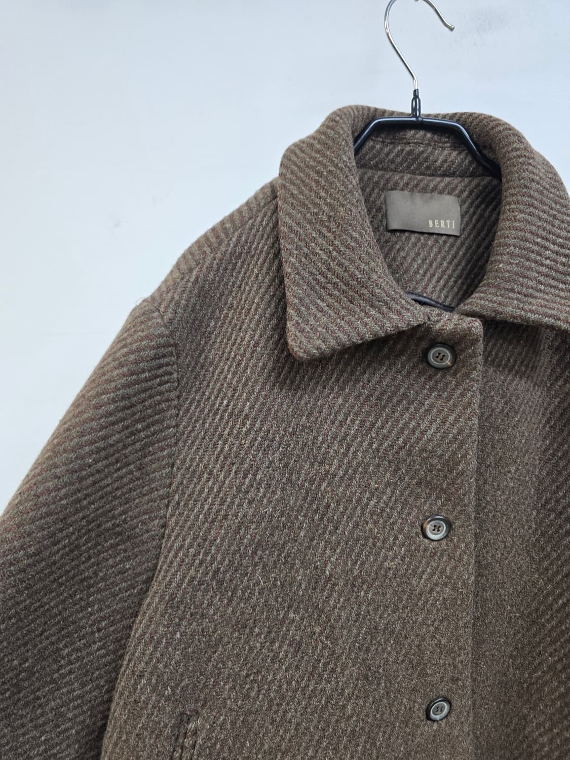 베르띠 berti 아방핏 도톰 울 스웨이드패치 자켓 상품이미지3