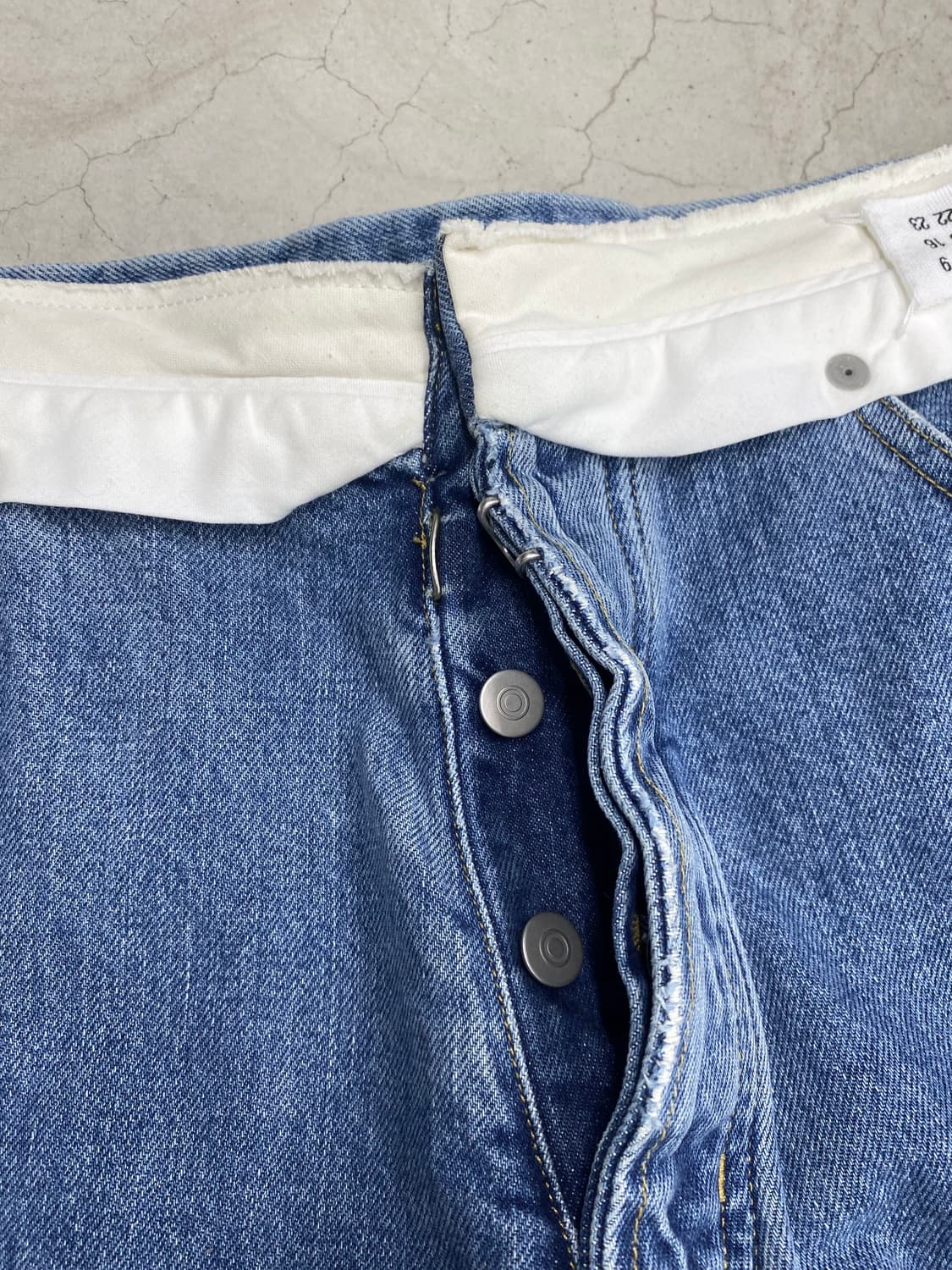 메종 마르지엘라 폴드 오버 데님 상품이미지5