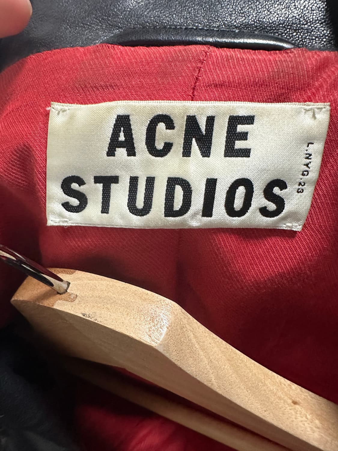 아크네 스튜디오 레더 자켓 상품이미지4