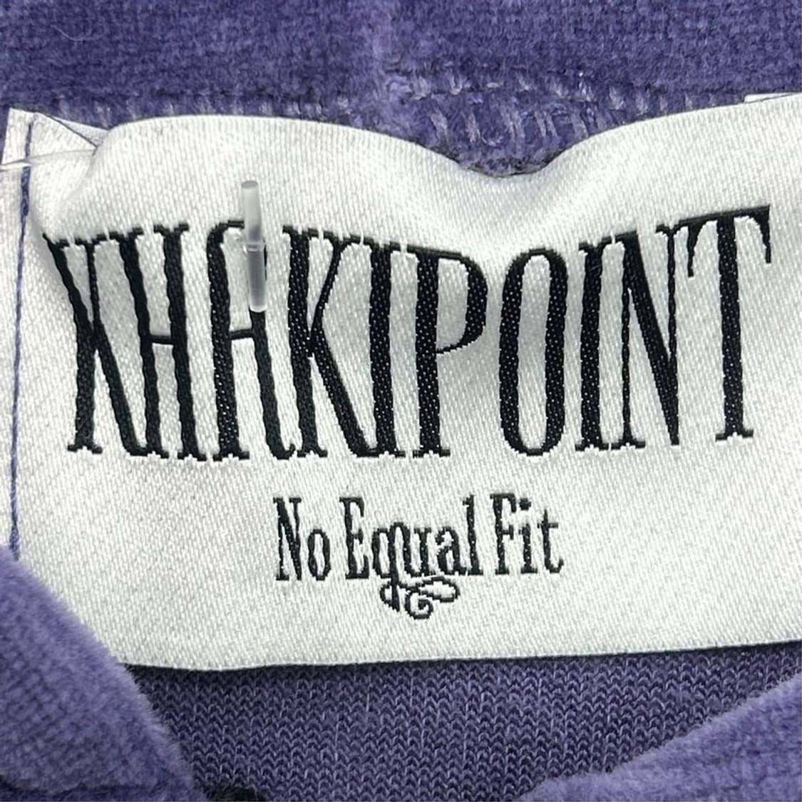 카키포인트 큐빅 벨벳 후드집업 퍼플 OS 상품이미지5