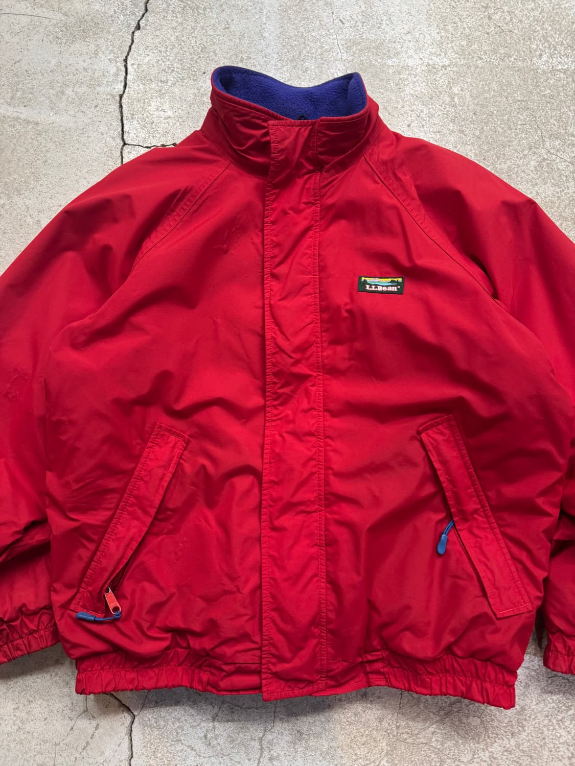 90s 엘엘빈 고어텍스 플리스 라이닝 웜업 자켓 상품이미지2