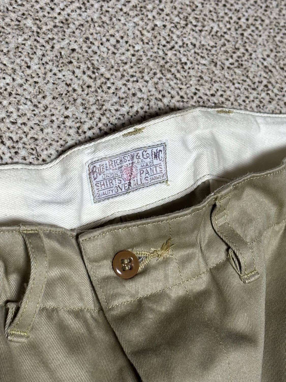 (31~32) 버즈릭슨 카키 치노 팬츠 상품이미지3