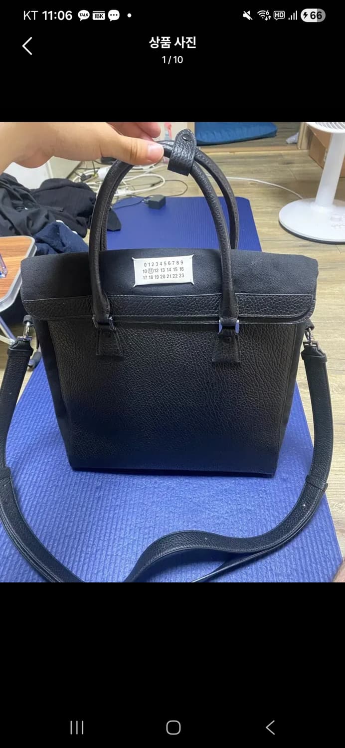 메종마르지엘라  5AC 버틸컬 백팩 토트백팝니다.(코쿤착용) 상품이미지1