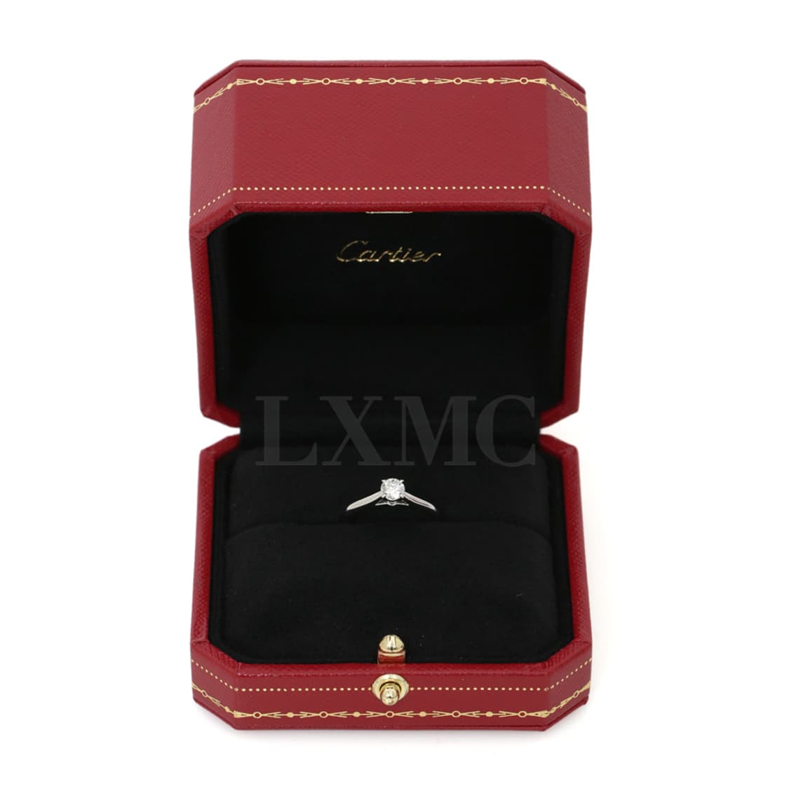 까르띠에 웨딩링 1895 솔리테어, 브릴리언트 컷 다이아 0.35캐럿 반 상품이미지10