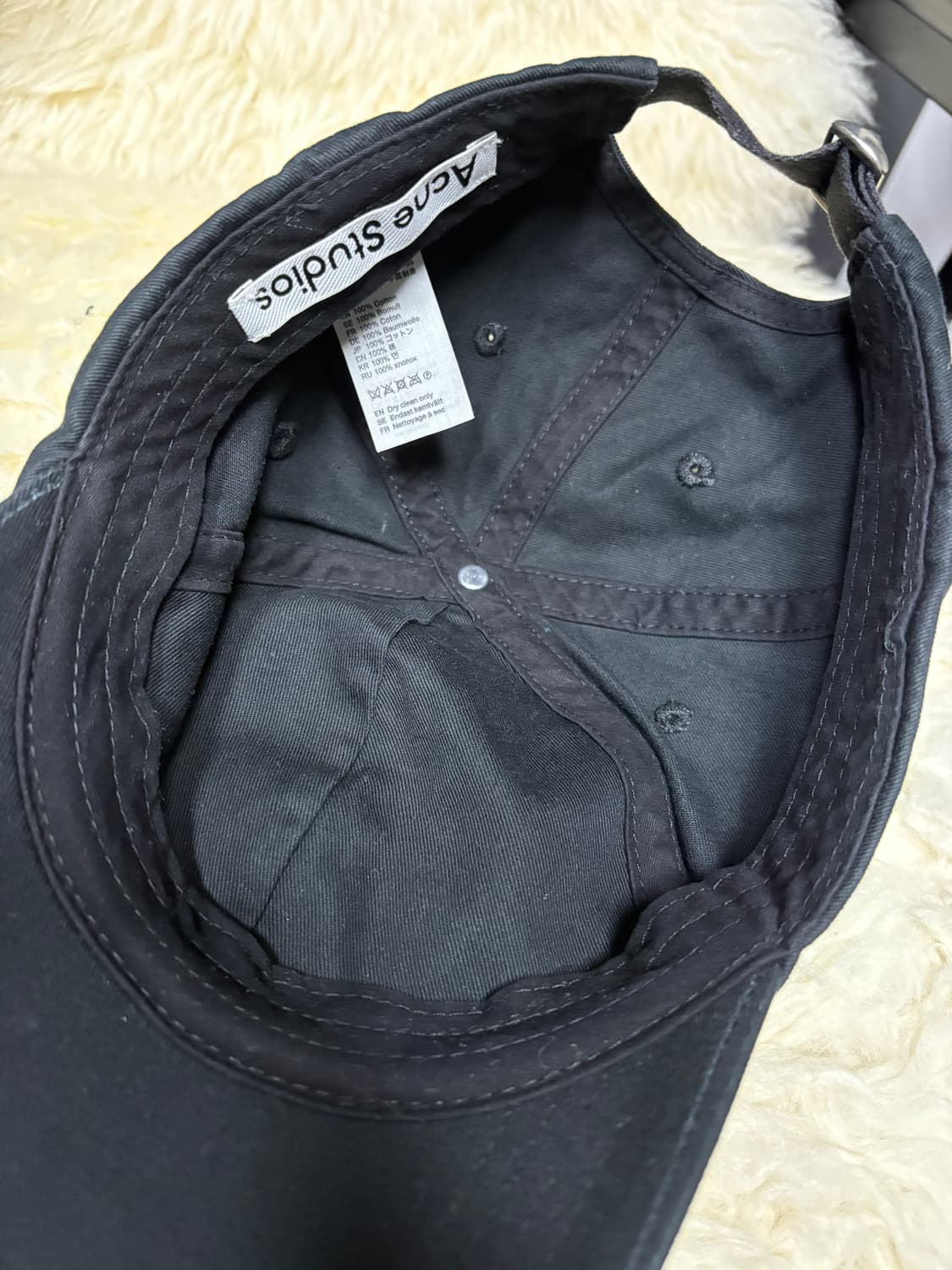 아크네 스튜디오 베이직 볼캡 상품이미지4