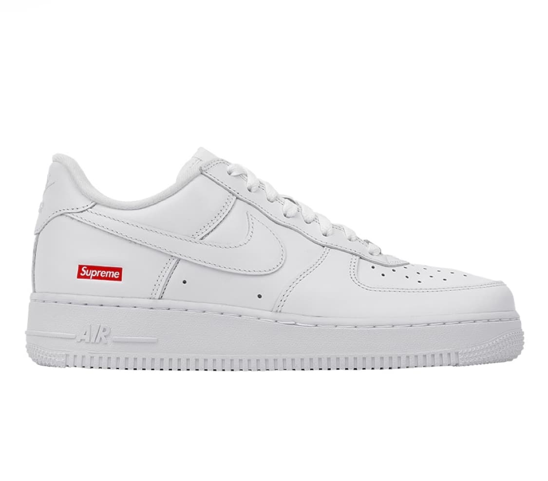 나이키 슈프림 에어포스1 화이트 상품이미지1