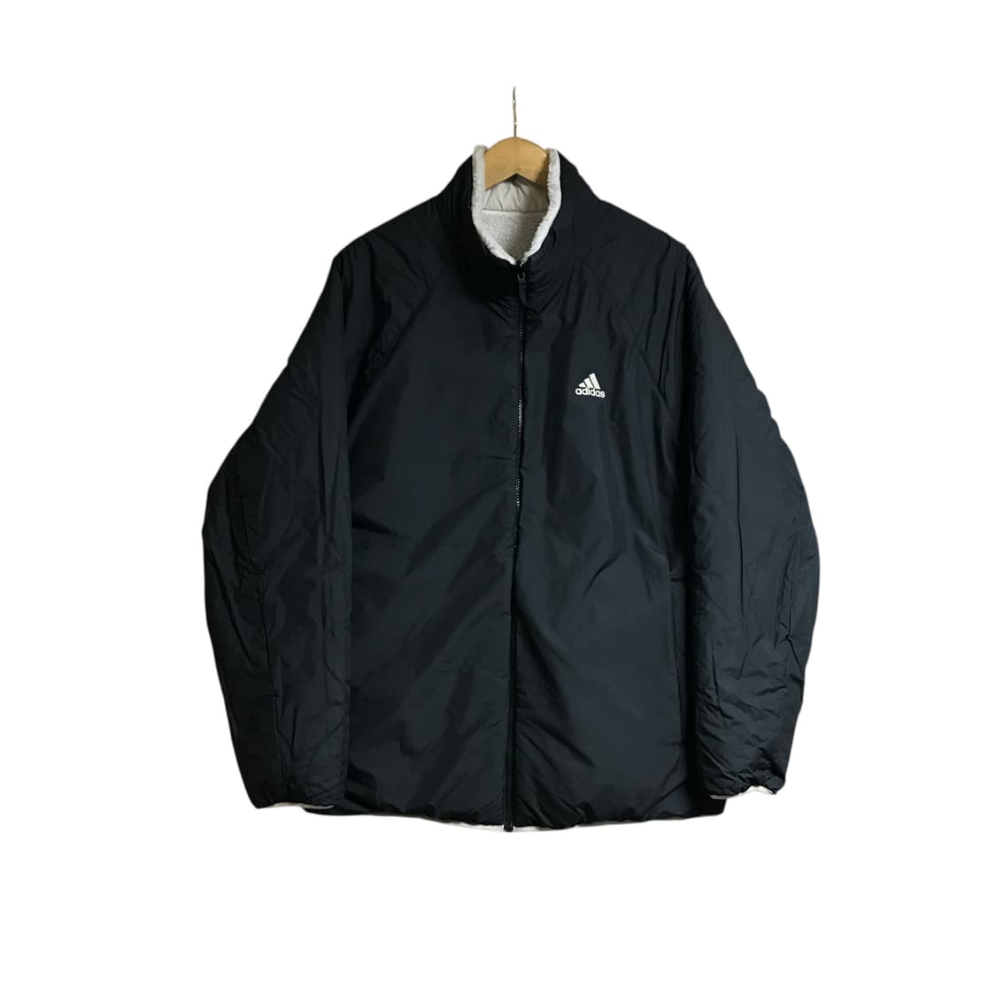 아디다스 후리스 빅로고 양면 자켓점퍼 상품이미지3