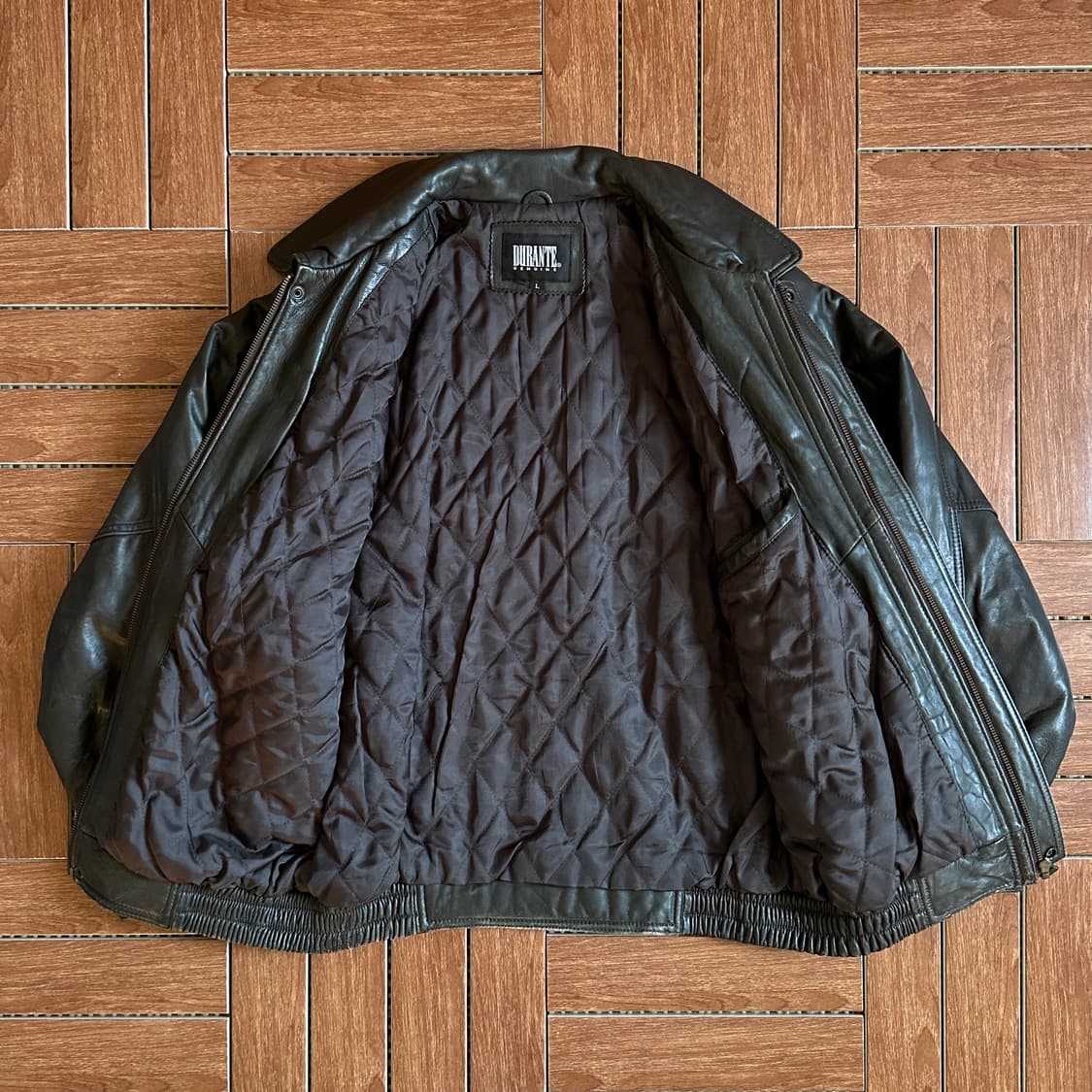 90’s Durante sheep skin leather jacket 상품이미지3