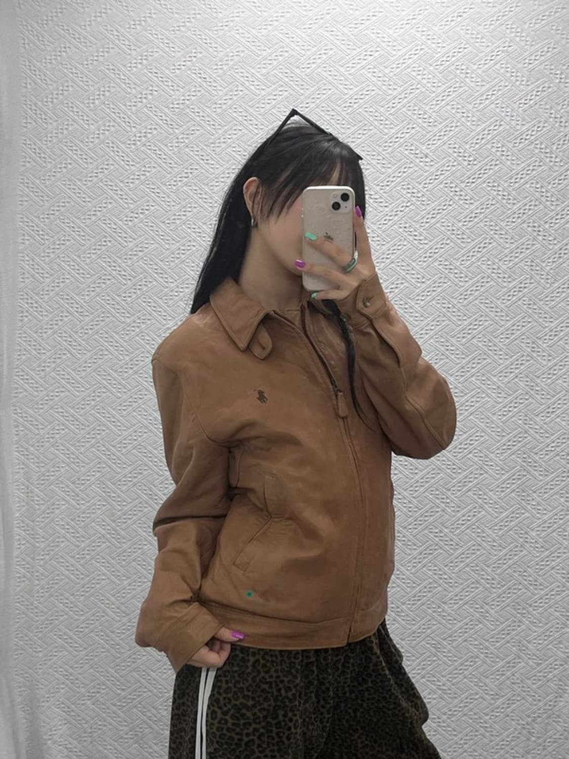 폴로 랄프로렌 컨트리 트러커 워크 가죽 자켓 S C06929 상품이미지1