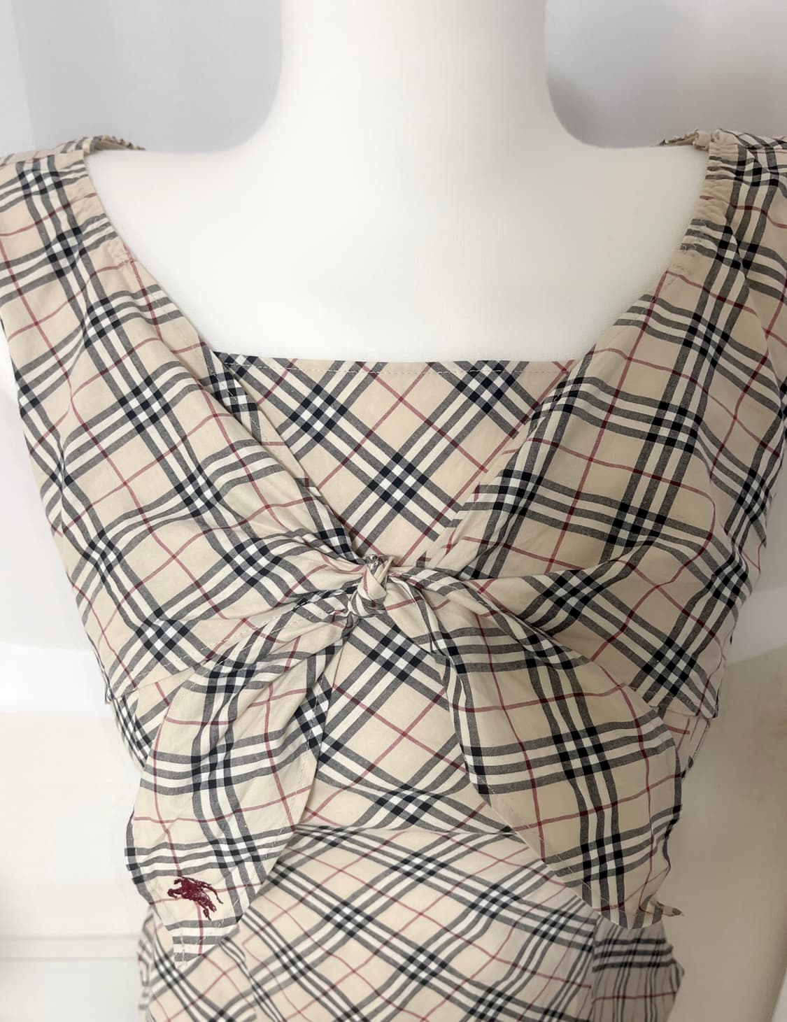 burberry 빅 리본 노바체크 탑 리즈리사 핑크믹스 트랄라라 상품이미지3
