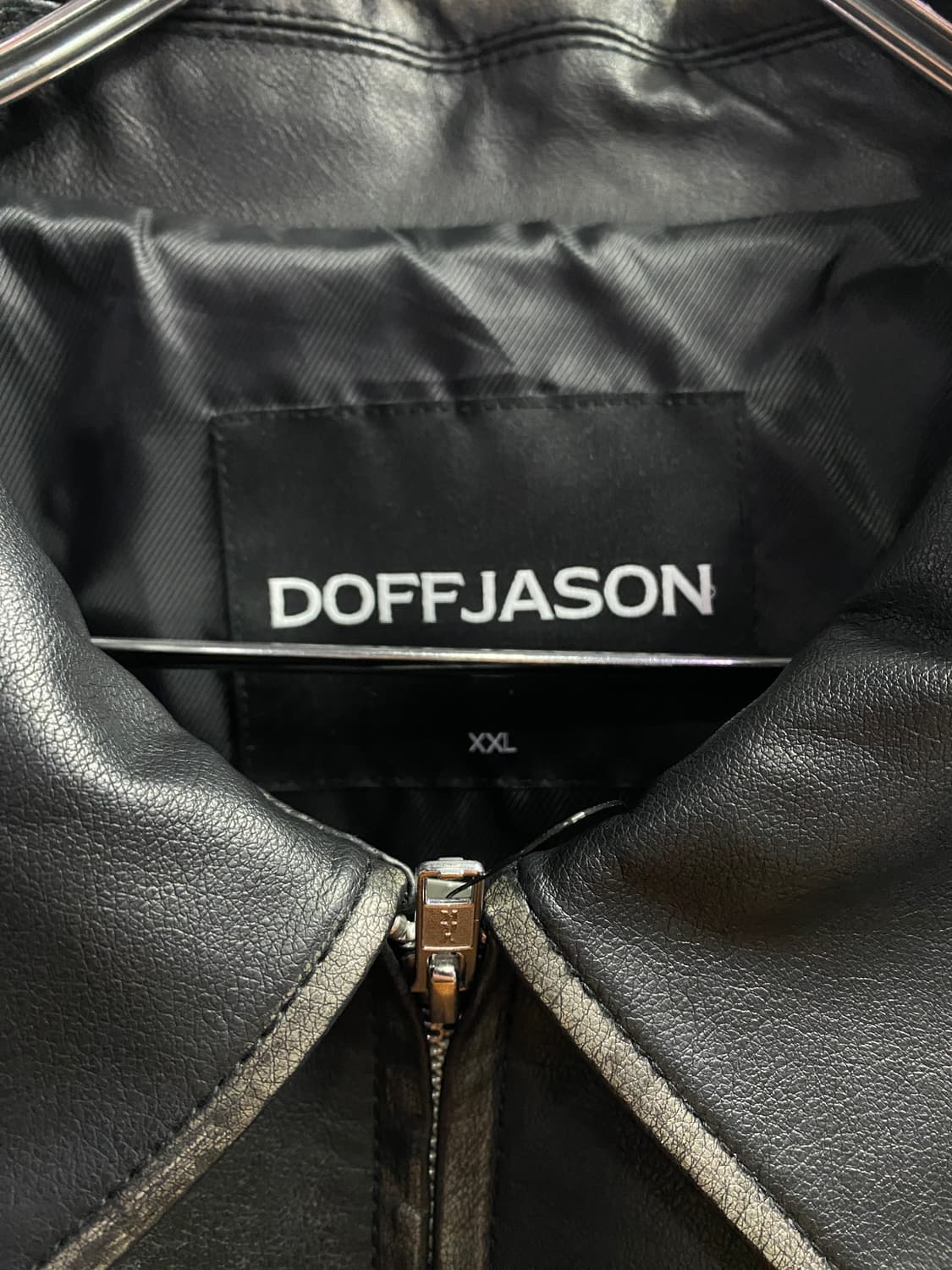 도프제이슨 스티치 레더 자켓 B3413 상품이미지3