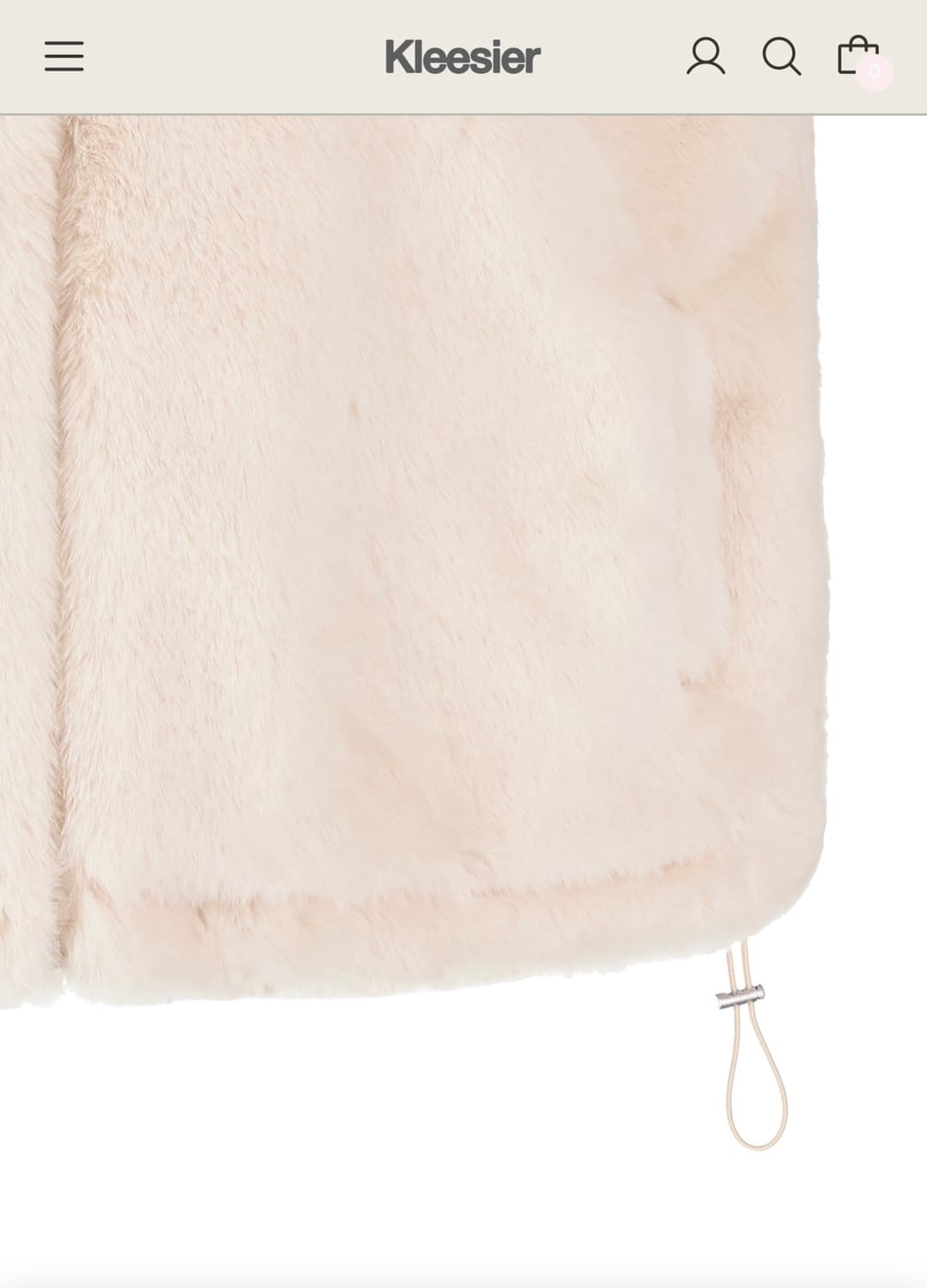 클리시어 피치 푸딩 퍼 자켓 상품이미지8