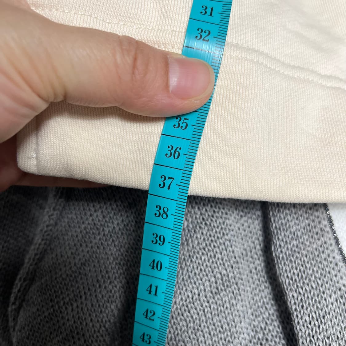 질샌더 로고 크롭 후드 아이보리 m 상품이미지4
