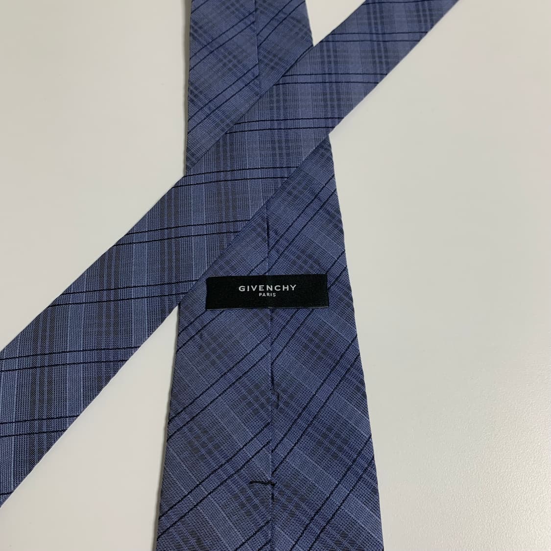 지방시(GIVENCHY) 신형라벨 체크 혼주넥타이 명품 8.4cm 상품이미지5