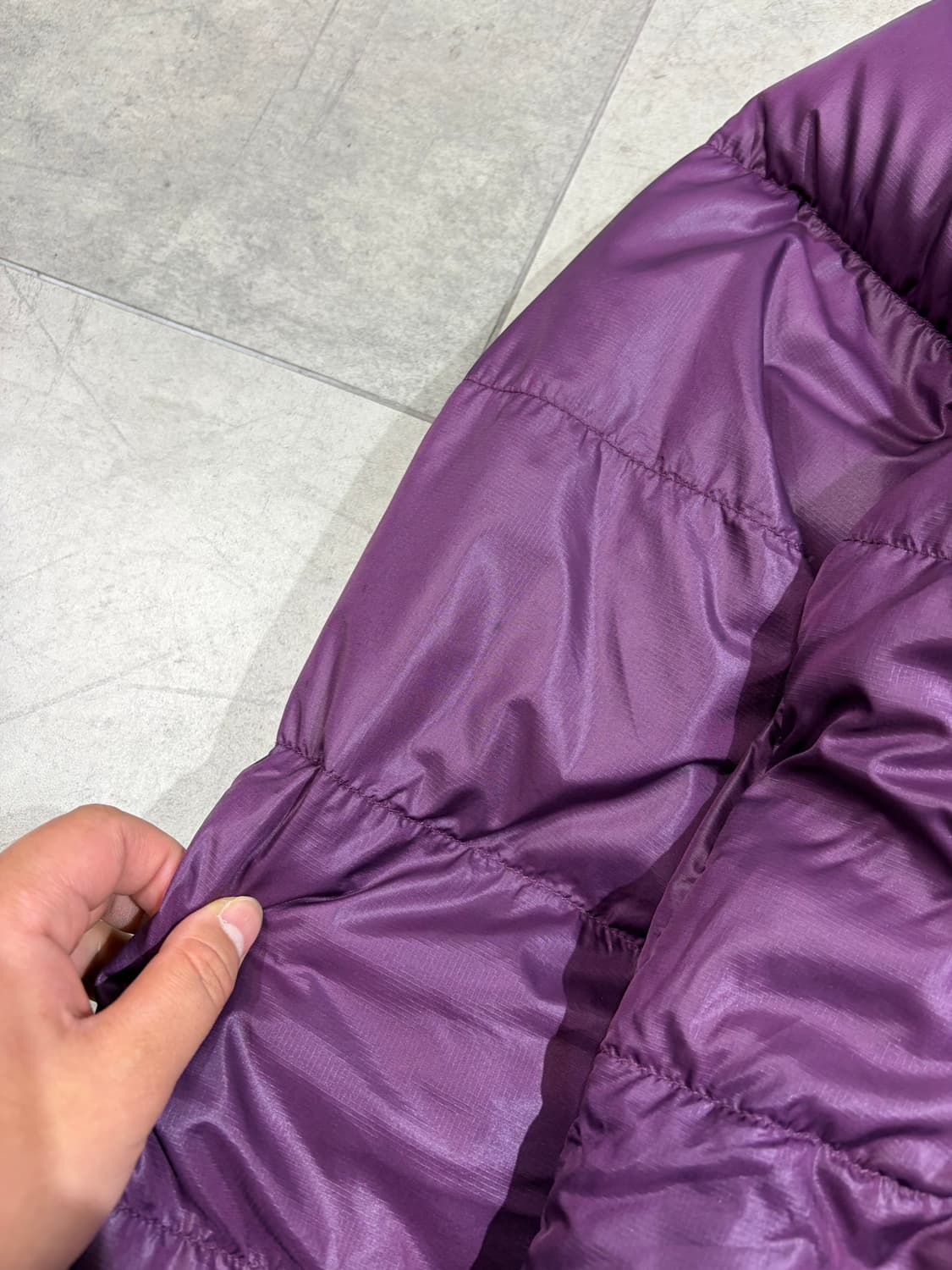 노스페이스 퍼플 보라색 눕시 700 패딩 상품이미지7