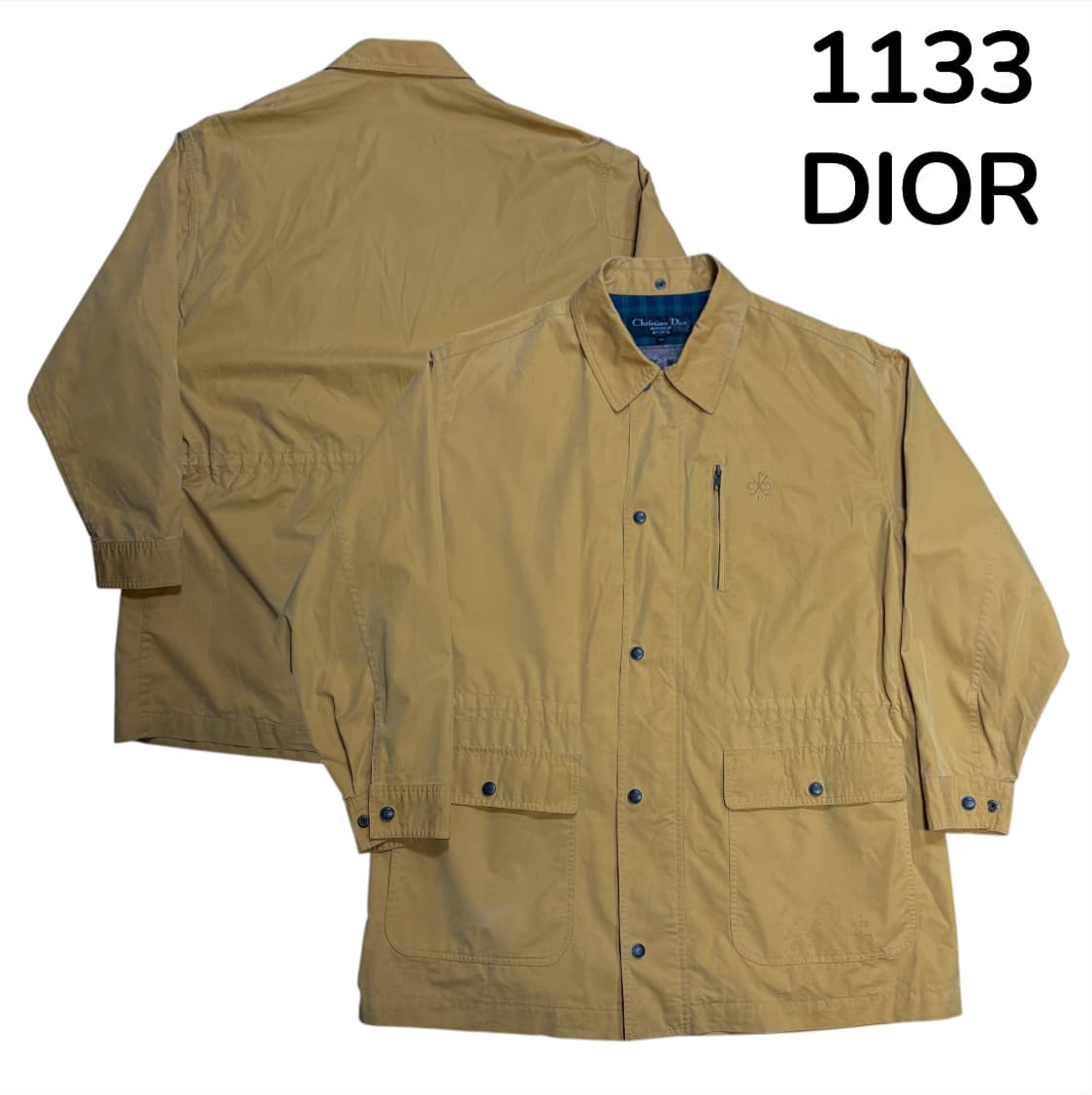 디올 아카이브 블루종 옐로우 자켓 L 상품이미지1