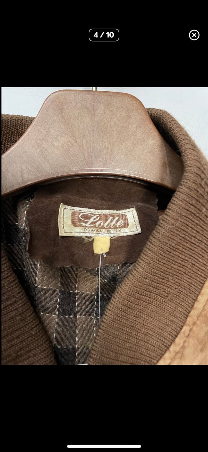 빈티지 브라운 스웨이드 봄버자켓 A3022 상품이미지4