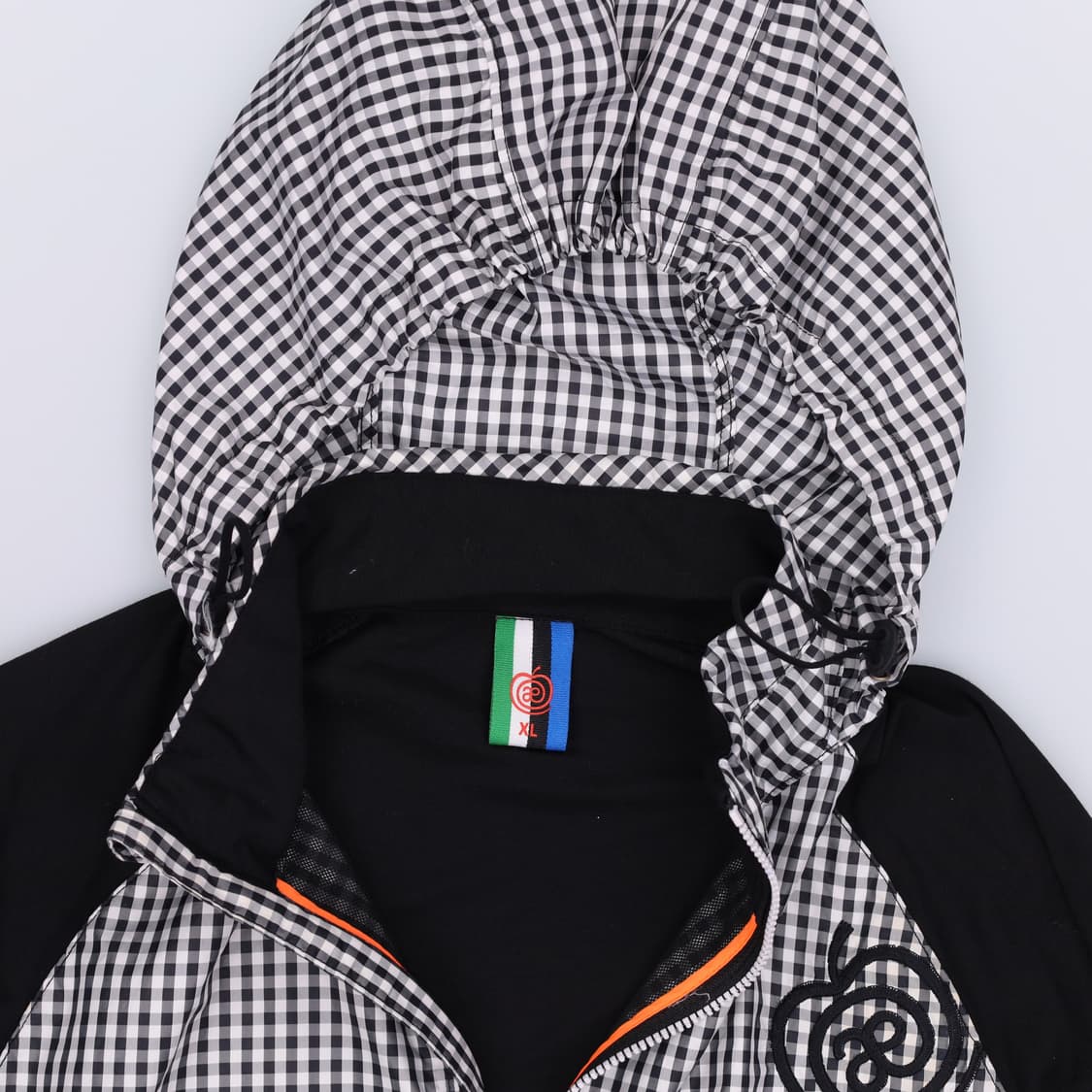 XL 애플라인드 체크 바람막이 0424H1 상품이미지3