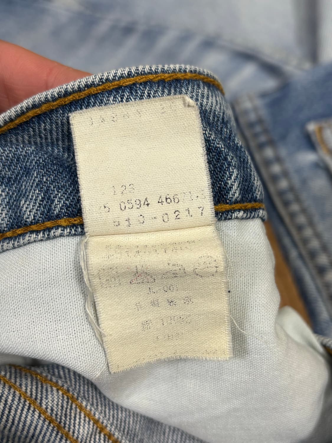 90s Levi’s usa 510 distressed 데님팬츠 상품이미지8