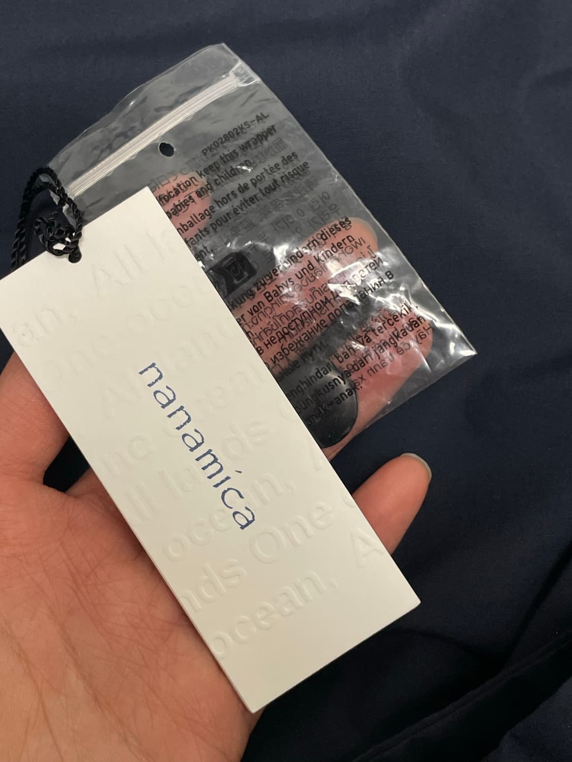 나나미카 후드자켓 네이비 상품이미지4