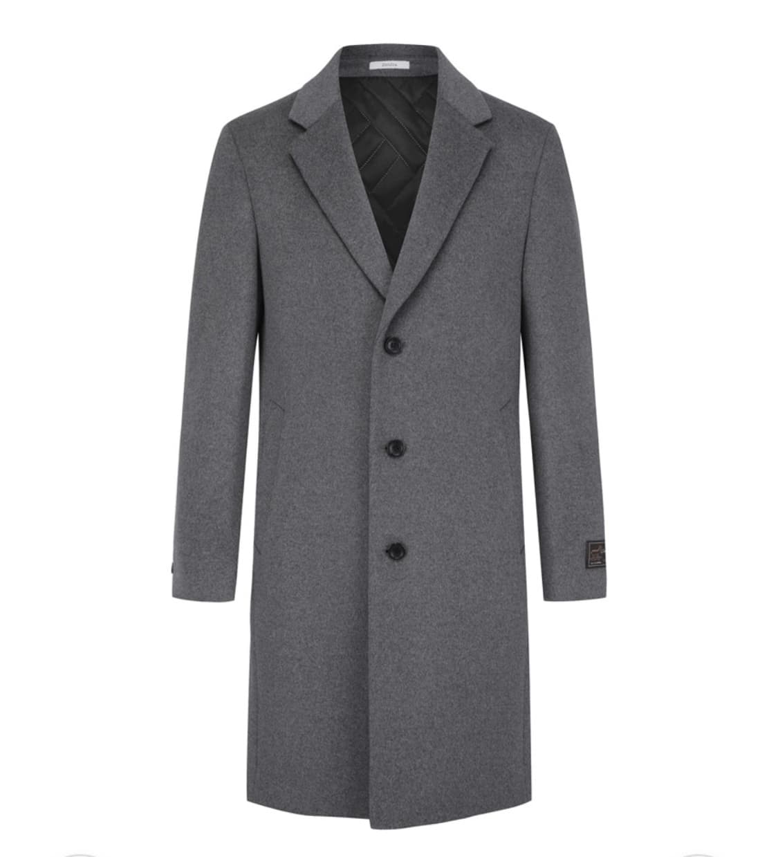 [110]지오지아 모직 캐시미어 혼방 싱글 코트 상품이미지1