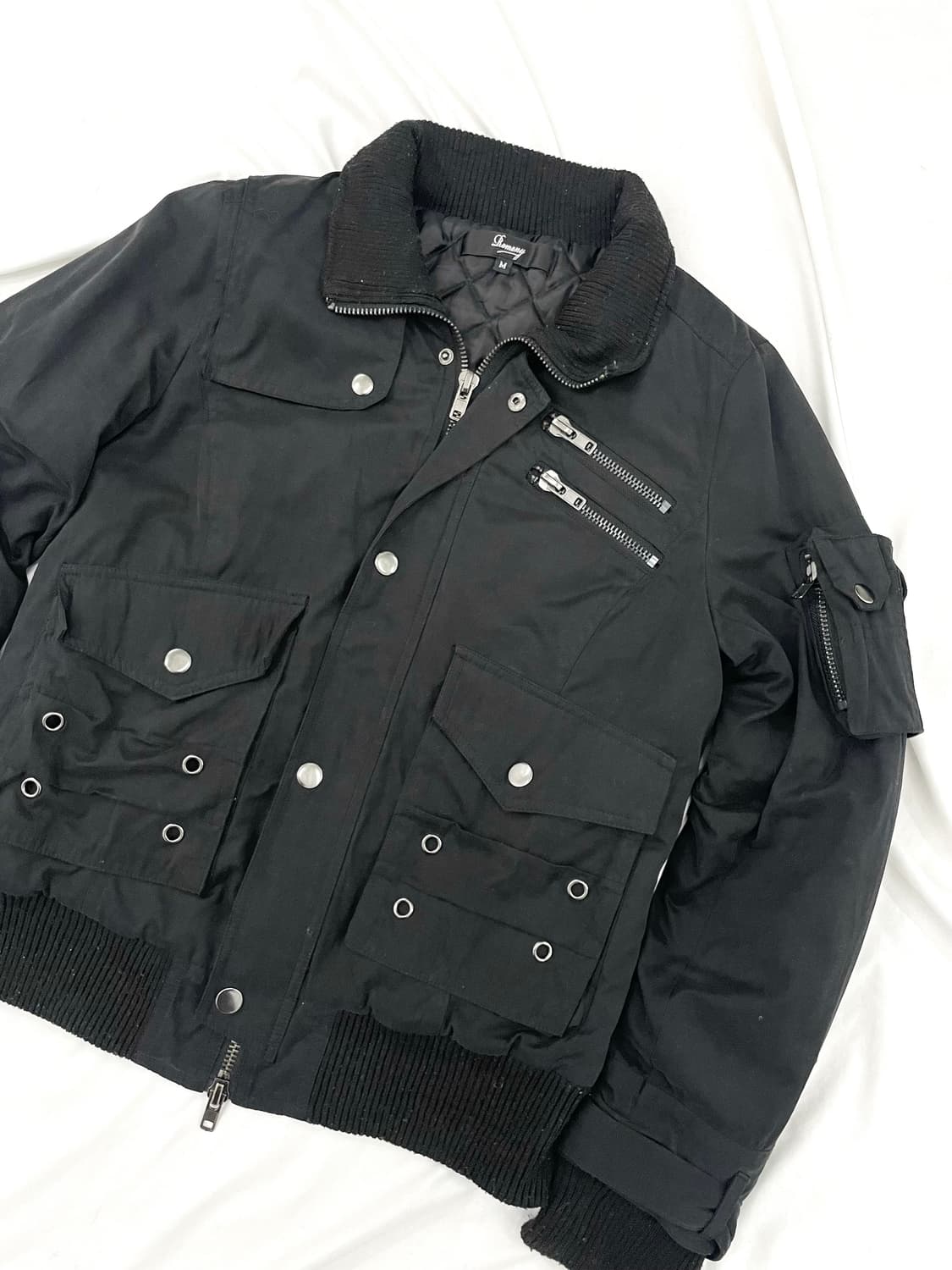 Black Y2K Pocket detail two-way jacket 상품이미지3