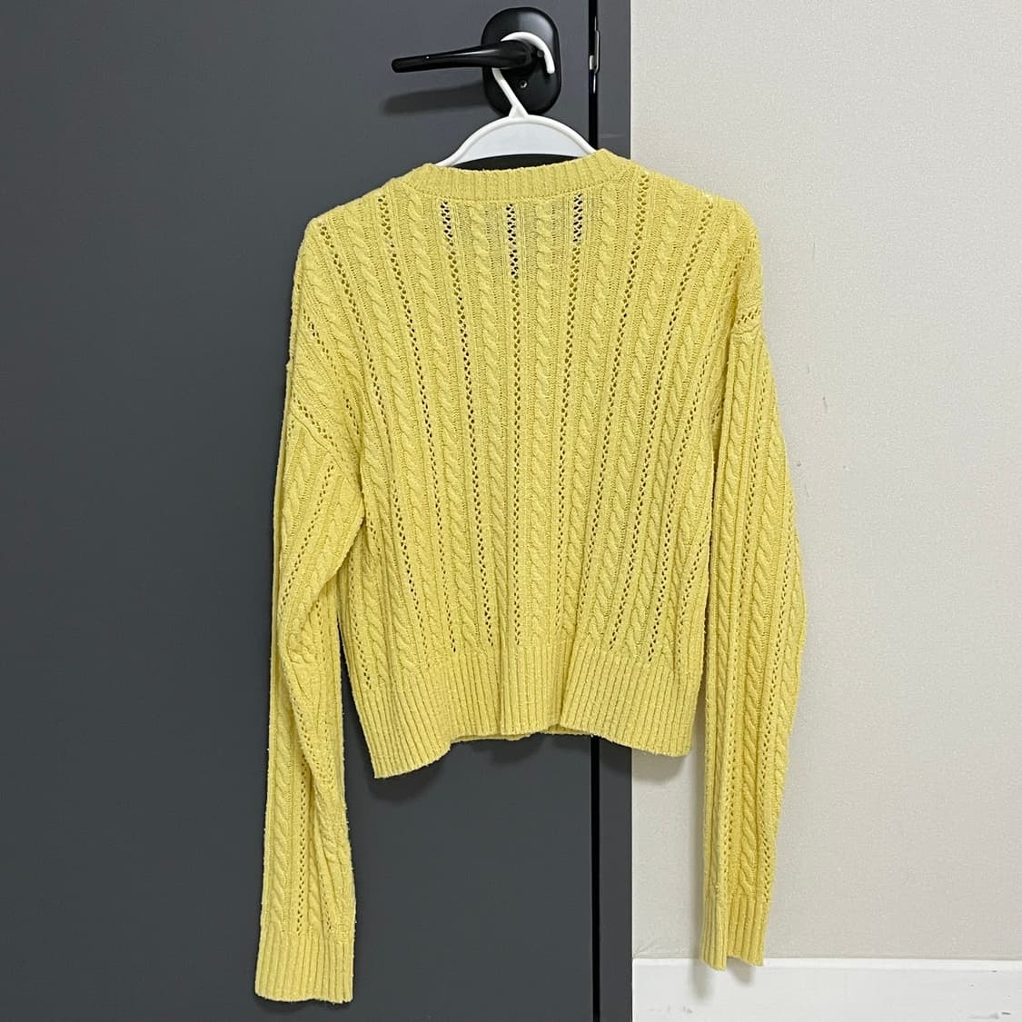 미쏘 mixxo 크롭 케이블 가디건 상품이미지3