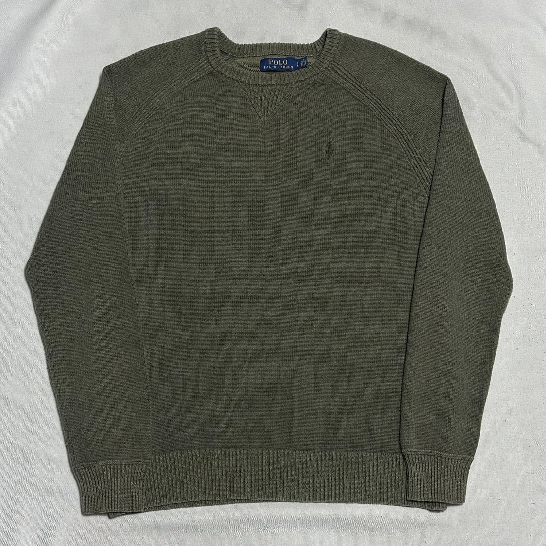 S 폴로랄프로렌 카키 코튼 니트 상품이미지2