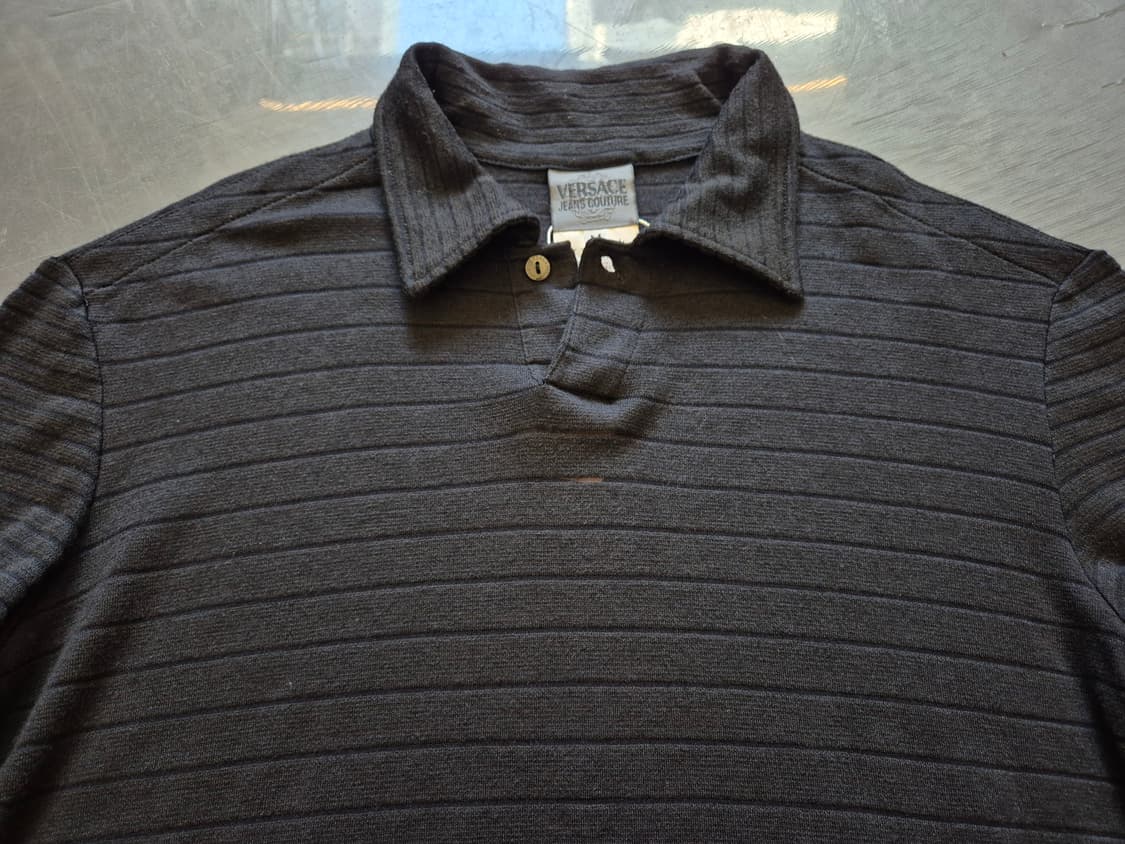 90s 베르사체 진스 꾸뛰르 시스루 니트 상품이미지2