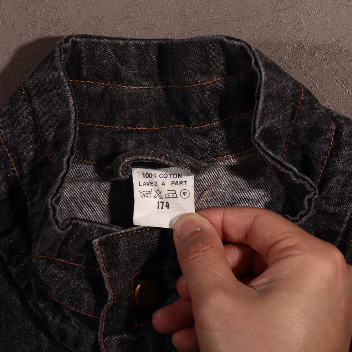 빈티지 흑청 봄버자켓 상품이미지6