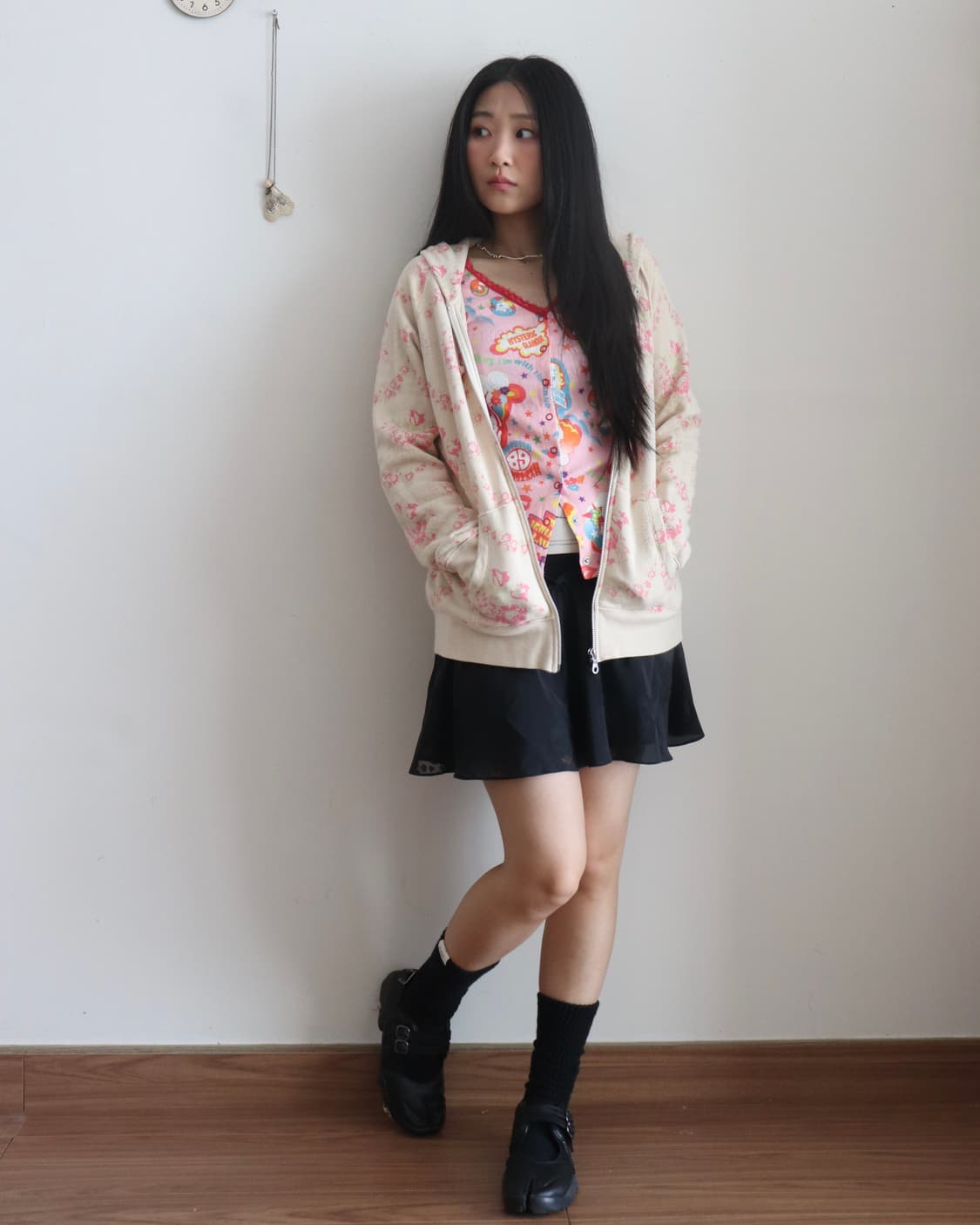 [Cabbages&Roses] Rose Toile Hoodie 상품이미지9