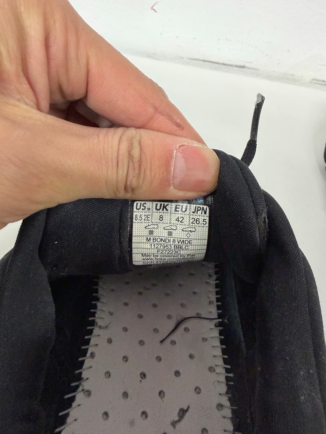 정품) 호카 본디8 와이드 운동화 265 상품이미지9