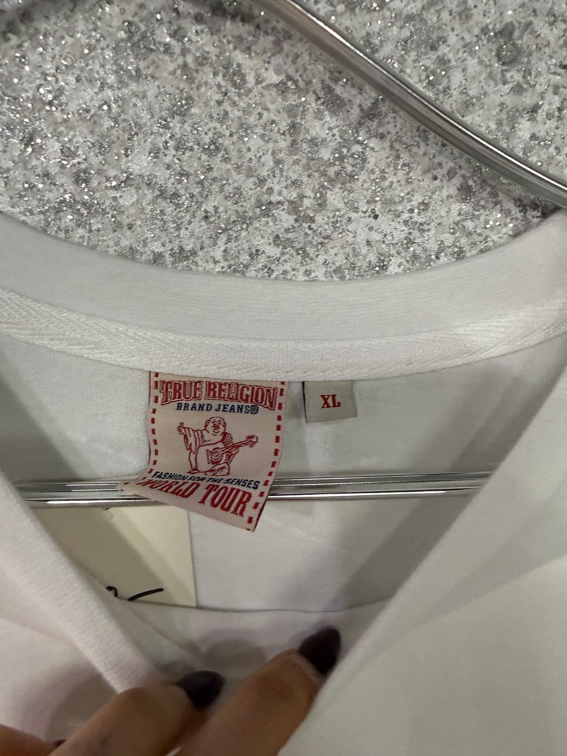 트루릴리젼 백프린팅 화이트 반팔 티셔츠 B4712 상품이미지5