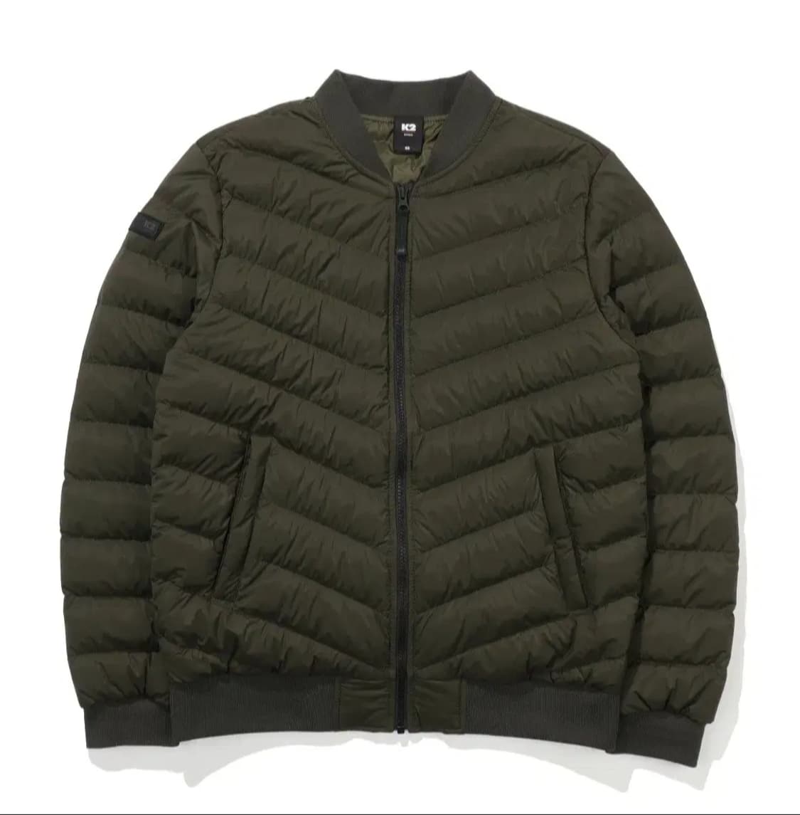 (새제품)K2 남성 경량 패딩 구스다운 카키95 상품이미지1