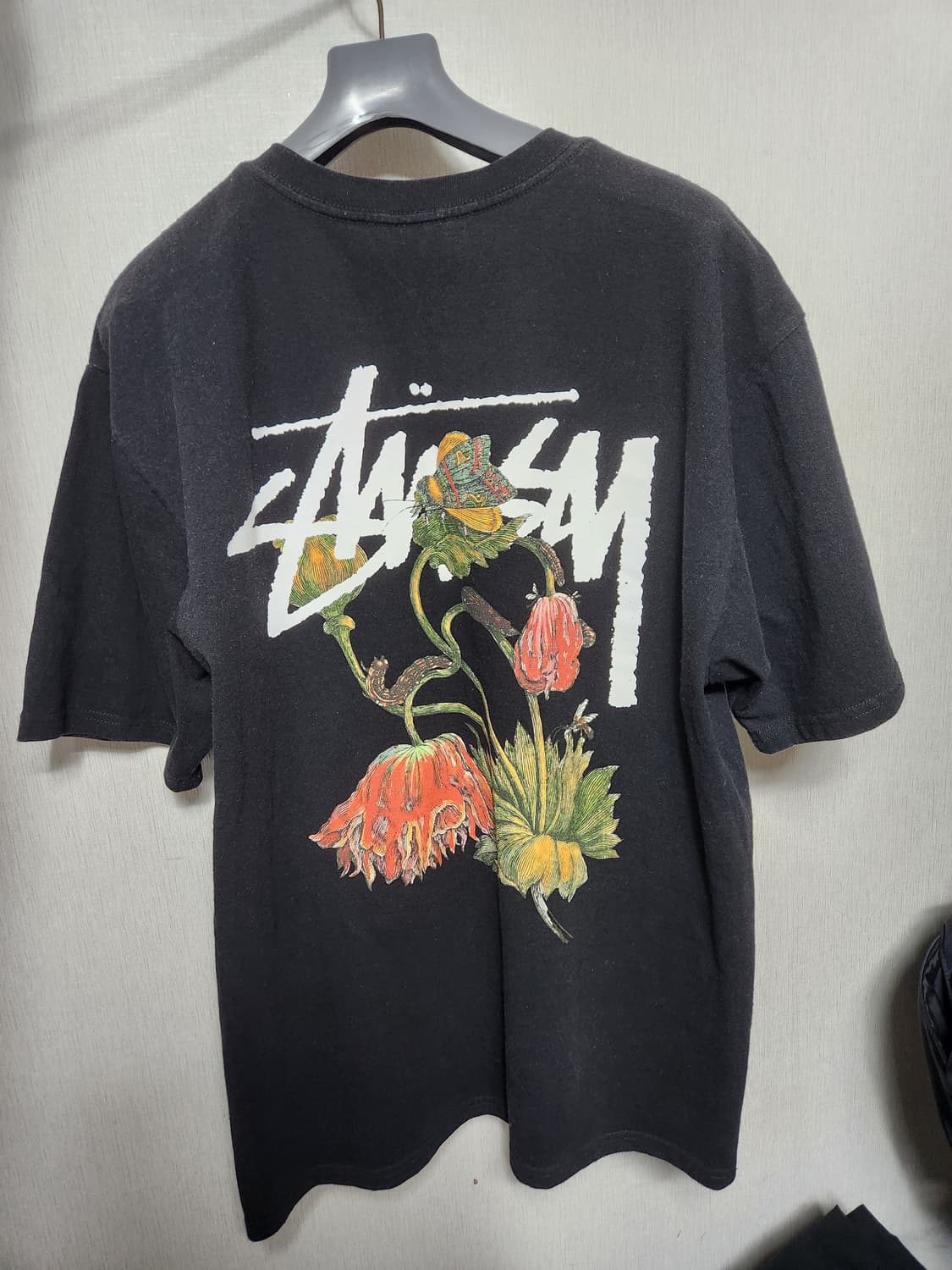 Stussy withered flower tshirt L 상품이미지1