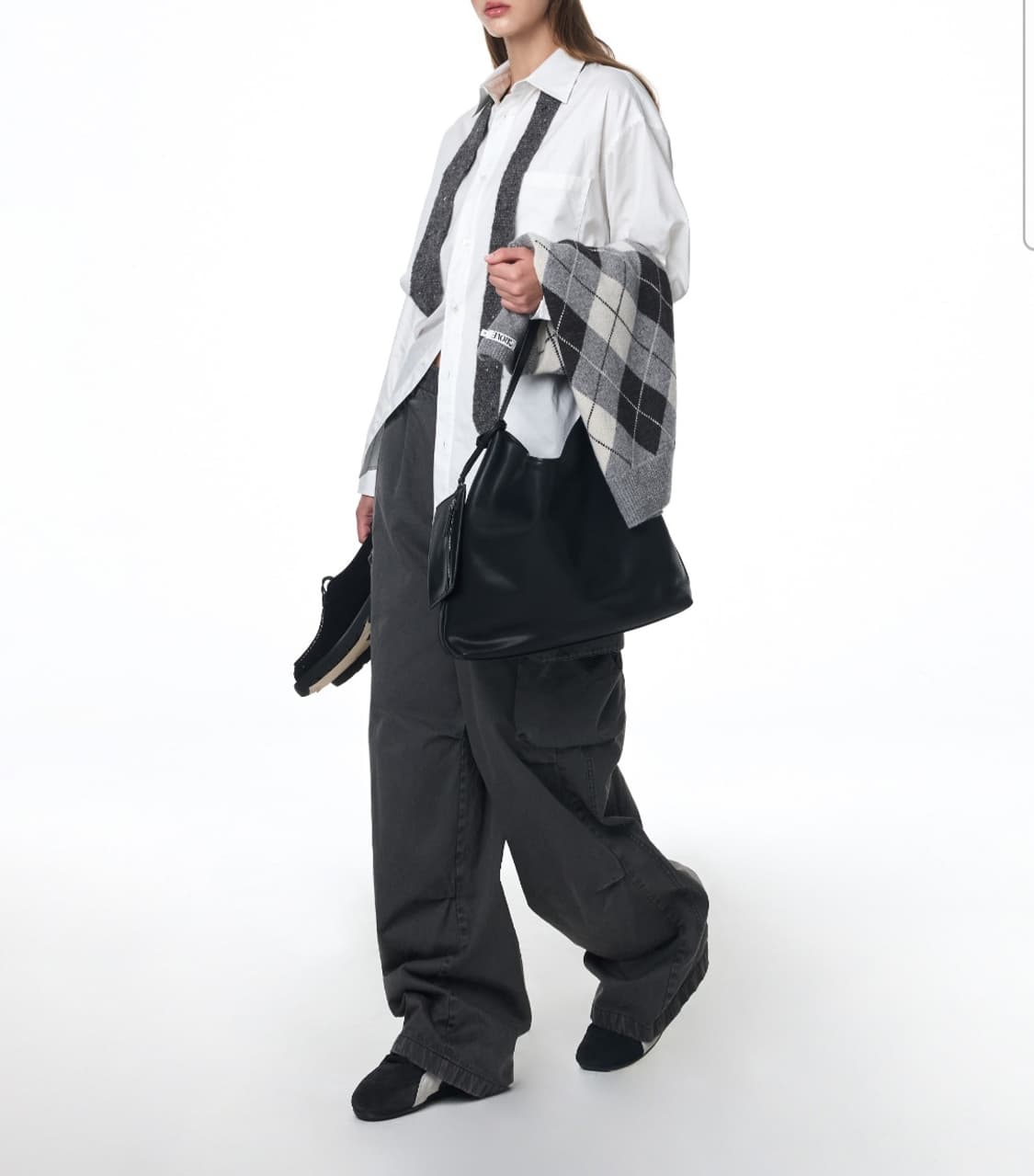 (새상품)Grove 프랭크 카고 와이드팬츠 상품이미지1